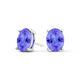 Oval Tanzanite Studs