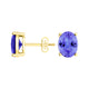 Oval Tanzanite Studs