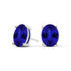 Oval Tanzanite Studs