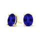 Oval Tanzanite Studs