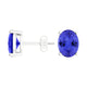 Oval Tanzanite Studs