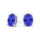 Oval Tanzanite Studs