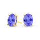 Oval Tanzanite Studs