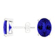 Oval Tanzanite Studs