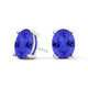 Oval Tanzanite Studs