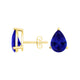 Pear Tanzanite Studs