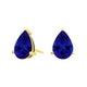 Pear Tanzanite Studs