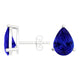 Pear Tanzanite Studs