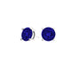 Round Tanzanite Studs