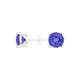 Round Tanzanite Studs