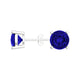 Round Tanzanite Studs