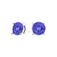 Round Tanzanite Studs