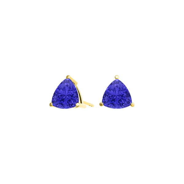 Trillion Tanzanite Studs