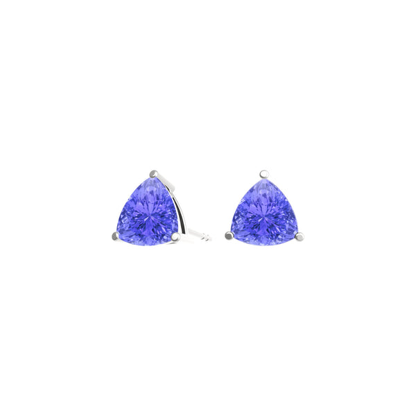 Trillion Tanzanite Studs