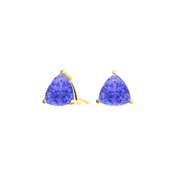 Trillion Tanzanite Studs