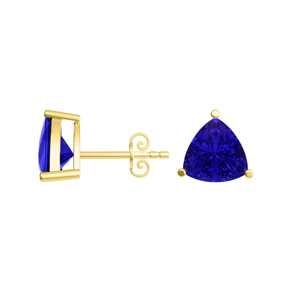 Trillion Tanzanite Studs