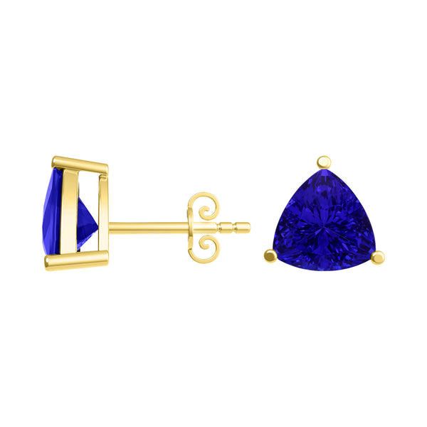 Trillion Tanzanite Studs