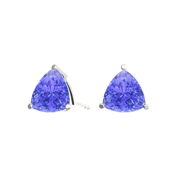 Trillion Tanzanite Studs