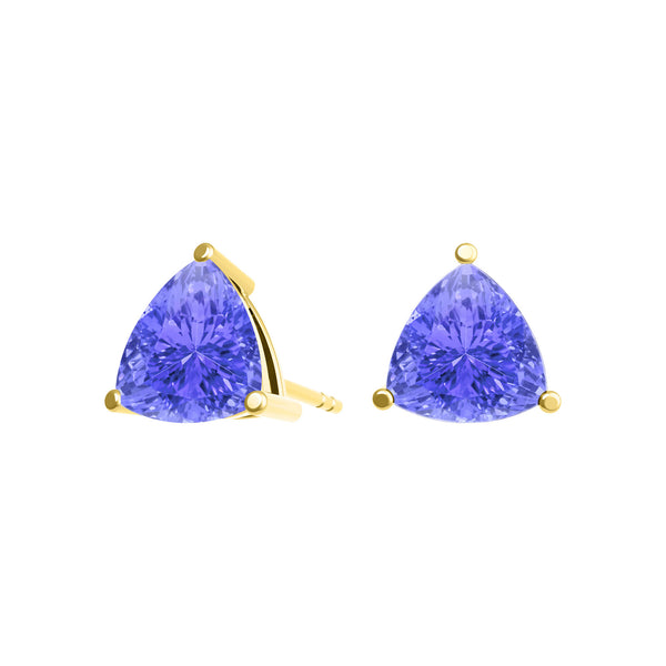 Trillion Tanzanite Studs