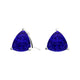 Trillion Tanzanite Studs