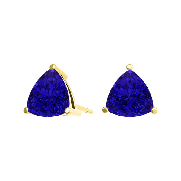 Trillion Tanzanite Studs