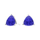 Trillion Tanzanite Studs