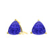 Trillion Tanzanite Studs