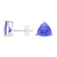 Trillion Tanzanite Studs