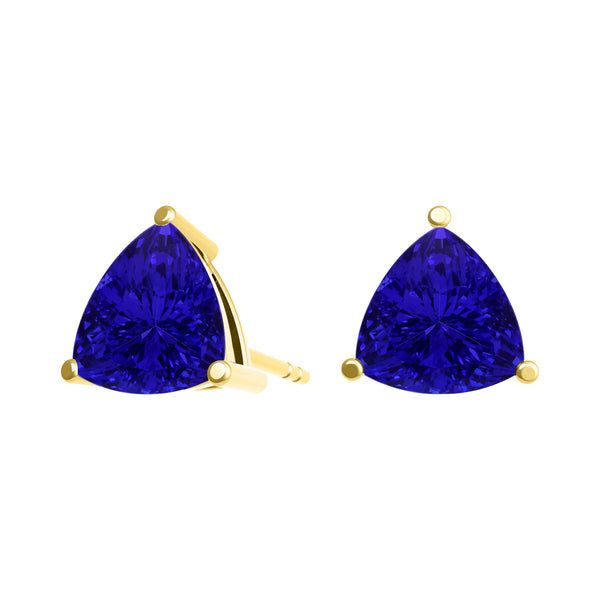 Trillion Tanzanite Studs