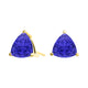 Trillion Tanzanite Studs