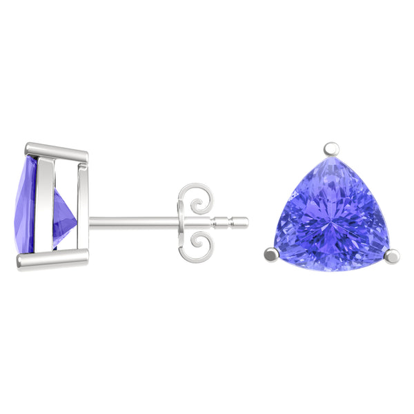 Trillion Tanzanite Studs