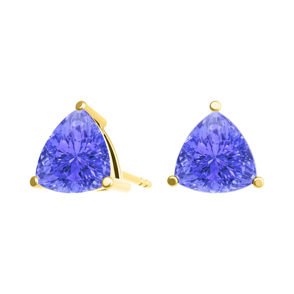 Trillion Tanzanite Studs