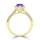 TMR121231 - Brynleigh - Pear Tanzanite and Diamond Ring Halo