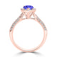 TMR121231 - Brynleigh - Pear Tanzanite and Diamond Ring Halo