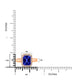 2.2ct Emerald Cut Tanzanite Ring with 0.18 cttw Diamond