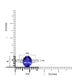 2.85ct Oval Tanzanite Ring with 0.28 cttw Diamond