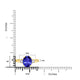 2.85ct Oval Tanzanite Ring with 0.28 cttw Diamond