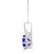 2.85ct Oval Tanzanite Pendant with 0.11 cttw Diamond