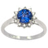 0.96ct Round Tanzanite Ring With 0.18ctw Diamonds in 14k Gold