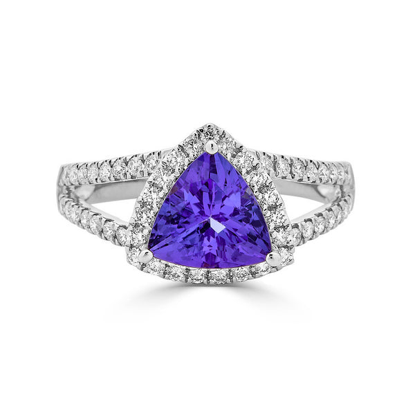 Tanzanite - AAAA - Trillion 9mm - 2.50cttw