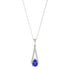 0.65ct Pear Tanzanite Pendant with 0.25 cttw Diamond